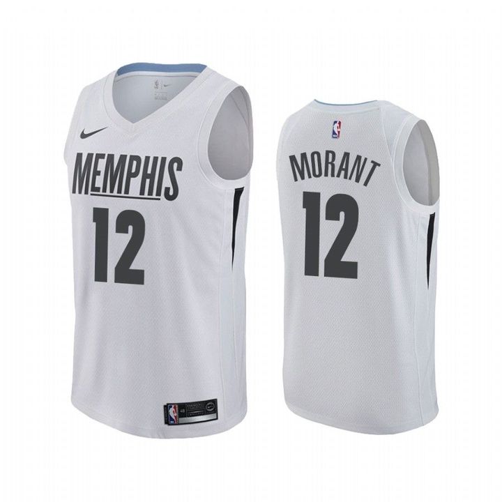 Ja Morant MLK Day Grizzlies Honor King Jersey White