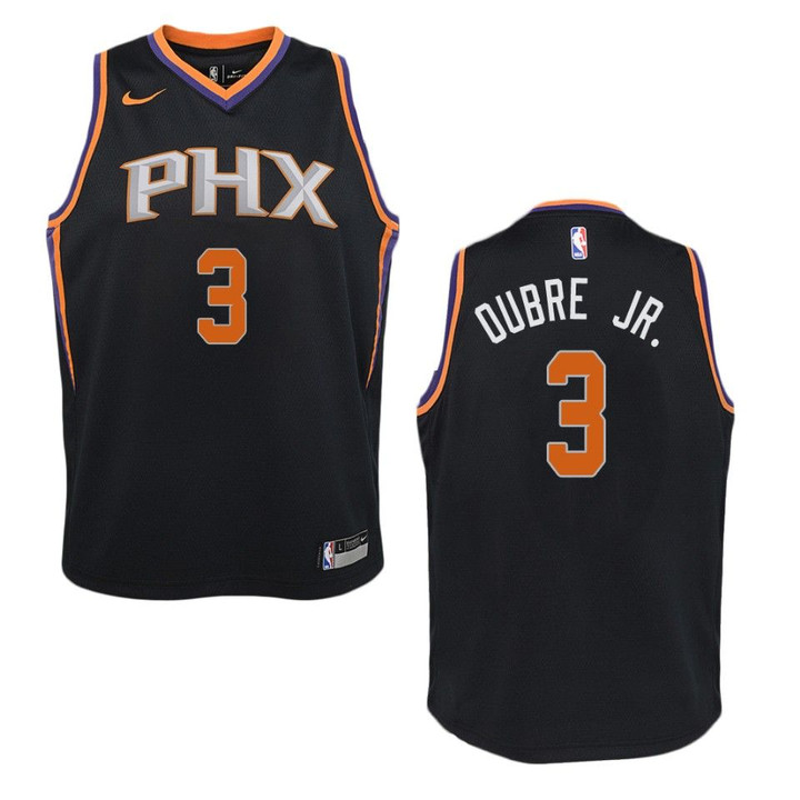 Youth Phoenix Suns #3 Kelly Oubre Jr. Statement Swingman Jersey - Black