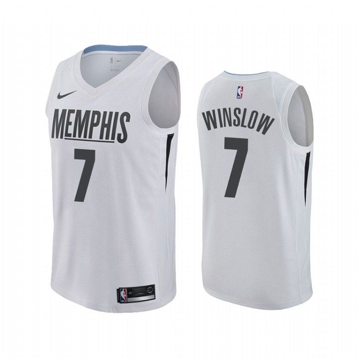 Justise Winslow MLK Day Grizzlies Honor King Jersey White