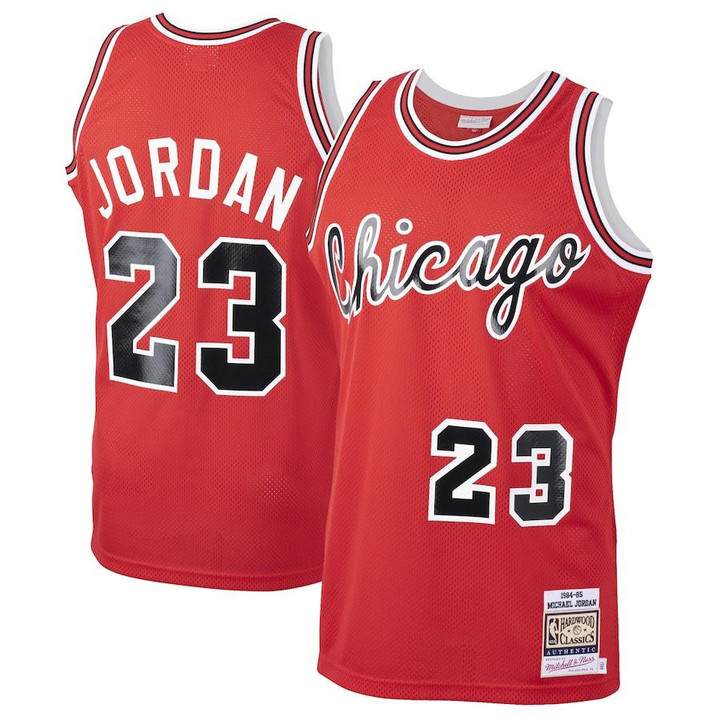 Michael Jordan Chicago Bulls Mitchell & Ness 1984-85 Hardwood Classics Rookie Jersey - Red
