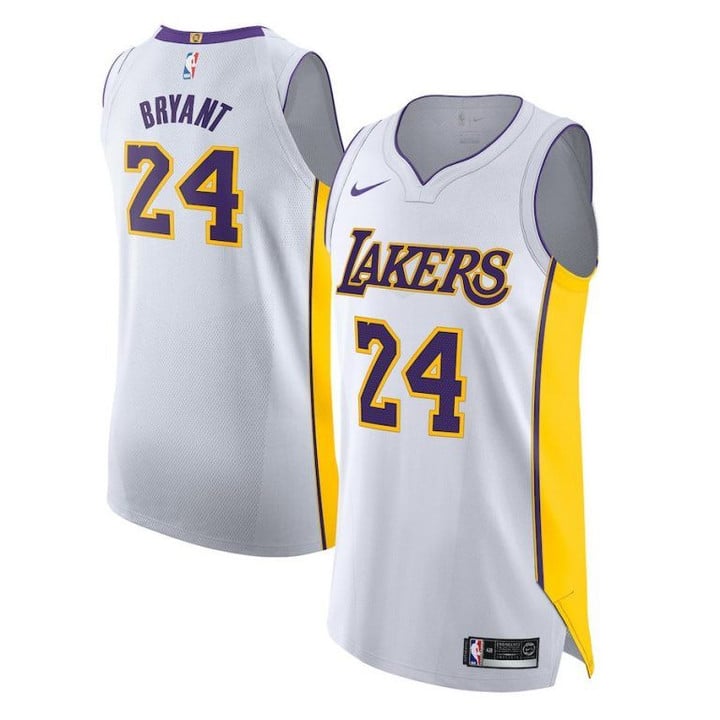 Men's Los Angeles Lakers Kobe Bryant Yellow Jersey - Icon Edition