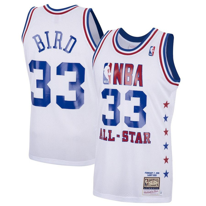Larry Bird Mitchell & Ness Eastern Conference 1988 All-Star Hardwood ClassicsJersey - White