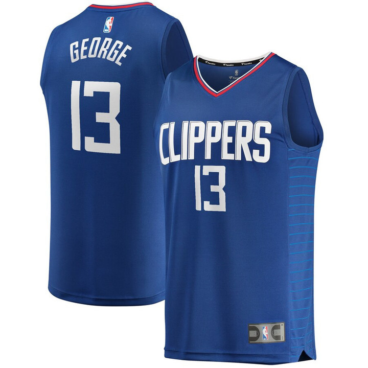 Paul George LA Clippers Fanatics Branded Youth 2019/20 Fast Break Replica Jersey Blue - Icon Edition