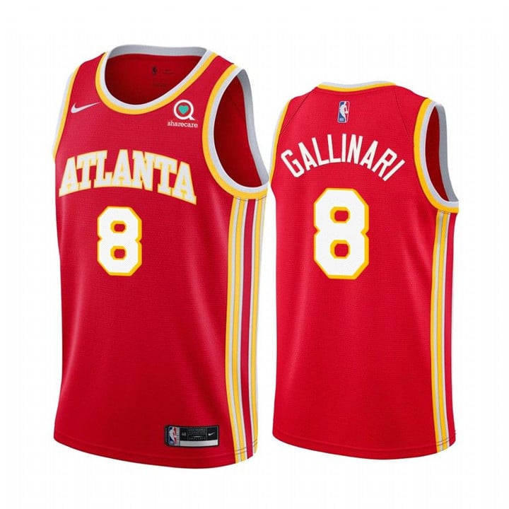 Danilo Gallinari Atlanta Hawks 2020-21 Red Icon Jersey 2020 Trade