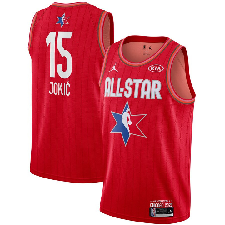 Nikola Jokic Jordan Brand 2020 NBA All-Star Game Swingman Finished Jersey - Red