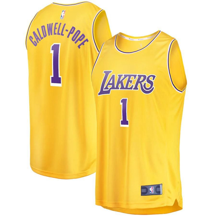 Kentavious Caldwell-Pope Los Angeles Lakers Fanatics Branded Fast Break Home Player Jersey - Icon Edition - Gold