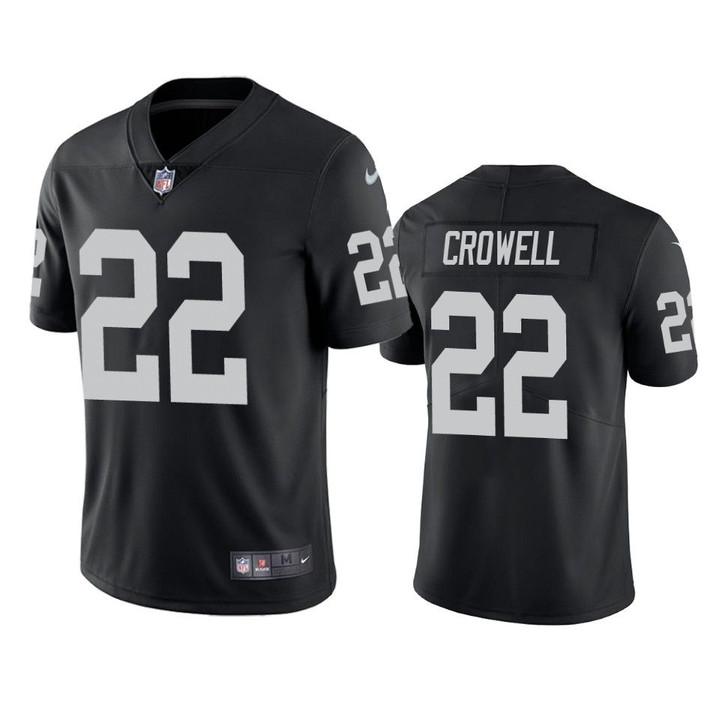 Oakland Raiders Isaiah Crowell Black Vapor Limited Jersey
