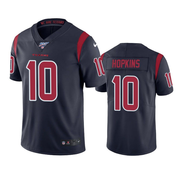 Houston Texans DeAndre Hopkins Navy 100th Season Color Rush Jersey