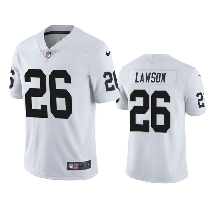 Nevin Lawson Oakland Raiders White Vapor Limited Jersey