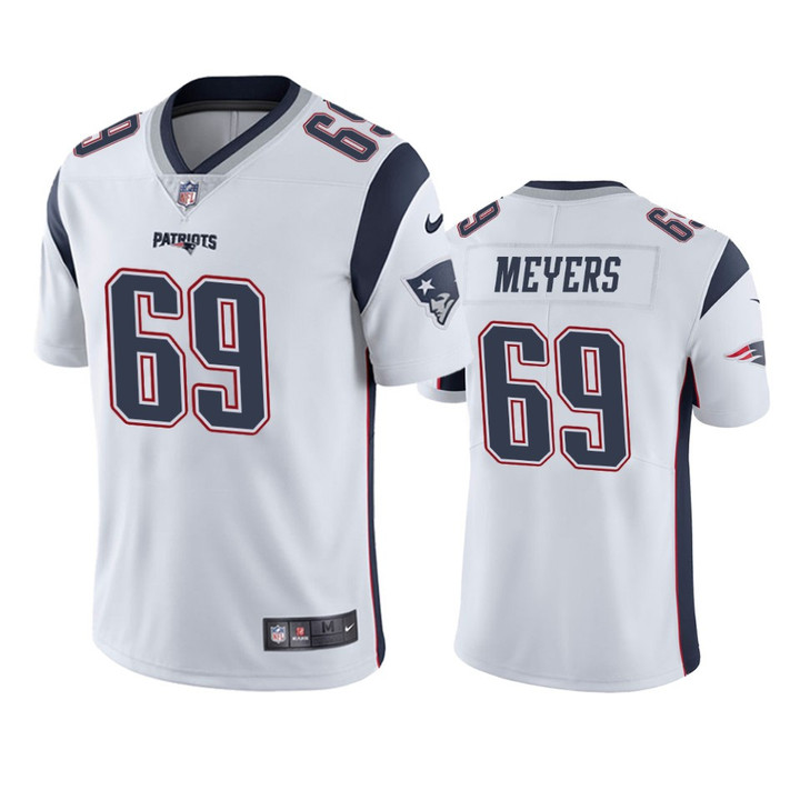 New England Patriots Jakobi Meyers White Vapor Limited Jersey