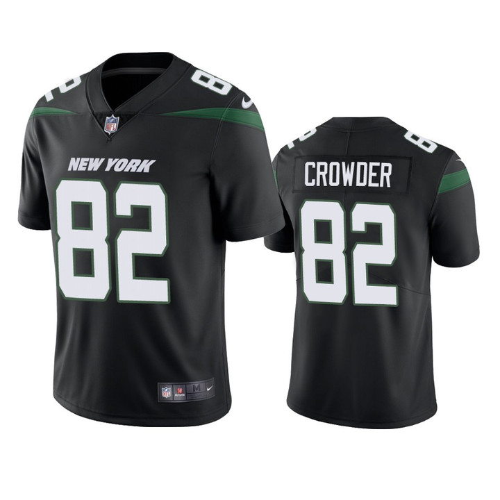 New York Jets Jamison Crowder Black Vapor Untouchable Limited Jersey