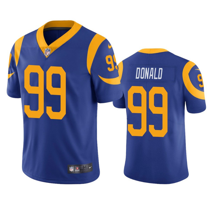 Los Angeles Rams Aaron Donald Royal Vapor Untouchable Limited Jersey