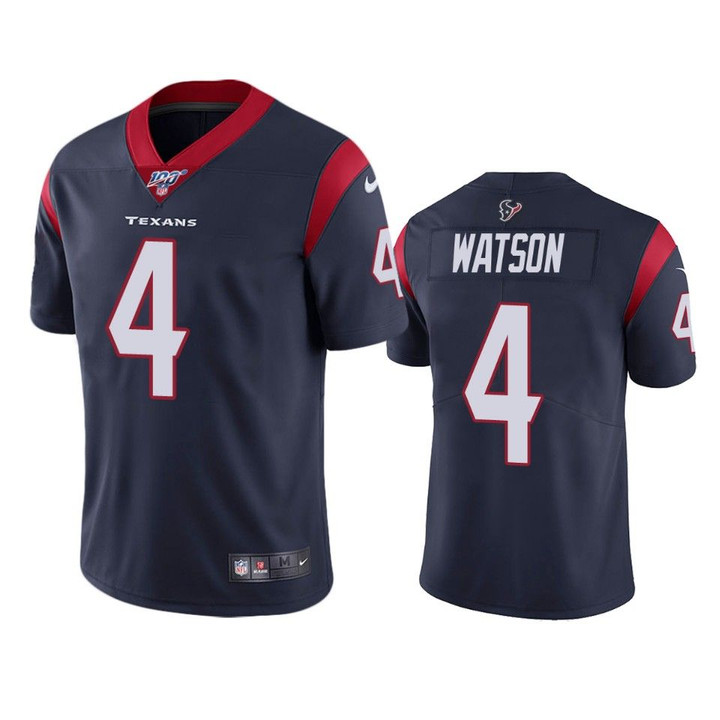Houston Texans Deshaun Watson Navy 100th Season Vapor Limited Jersey