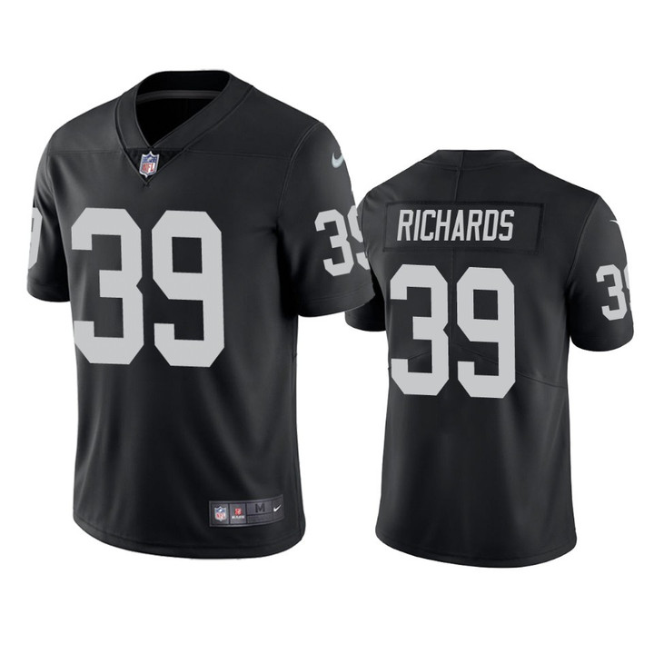 Oakland Raiders Jordan Richards Black Vapor Limited Jersey
