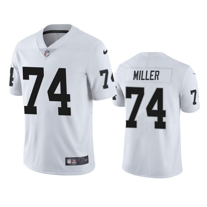 Kolton Miller Oakland Raiders White Vapor Limited Jersey