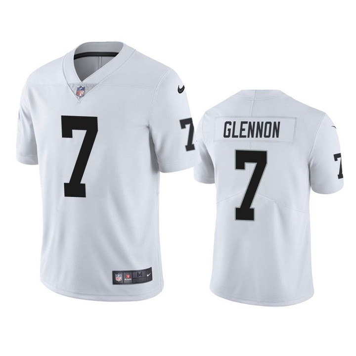 Oakland Raiders Mike Glennon White Vapor Limited Jersey