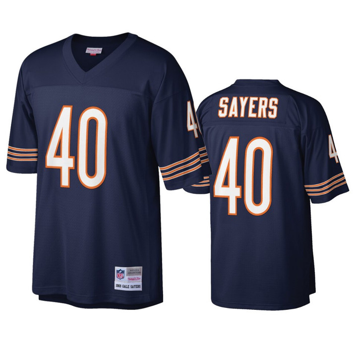 Chicago Bears Gale Sayers Navy Legacy Replica Jersey
