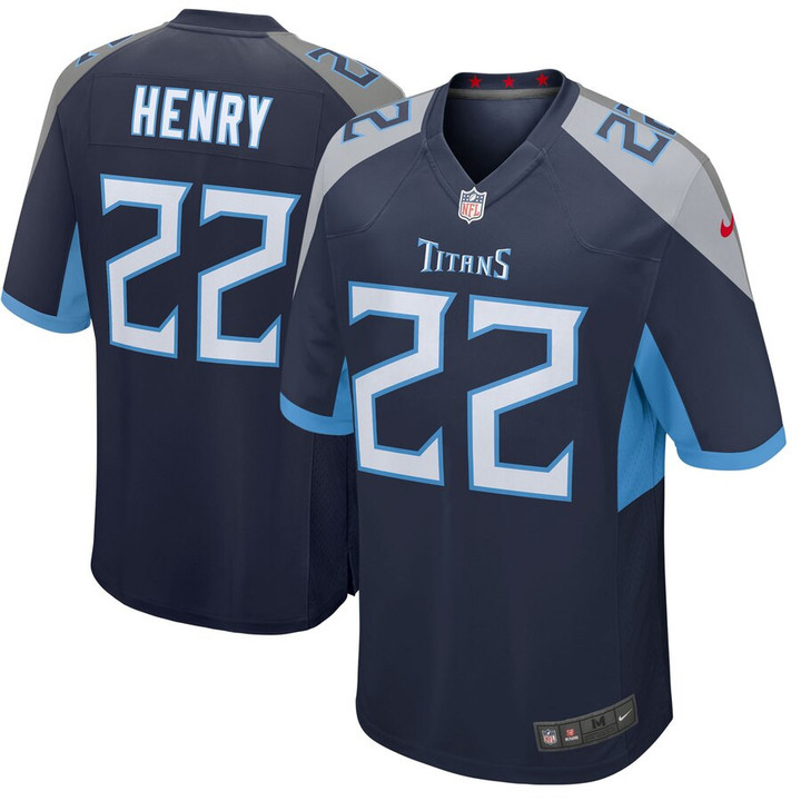 Derrick Henry Tennessee Titans Nike Youth New 2018 Game Jersey - Navy