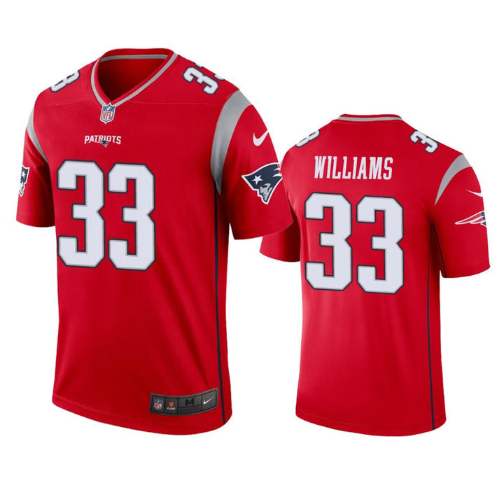 New England Patriots Joejuan Williams Red Inverted Legend Jersey