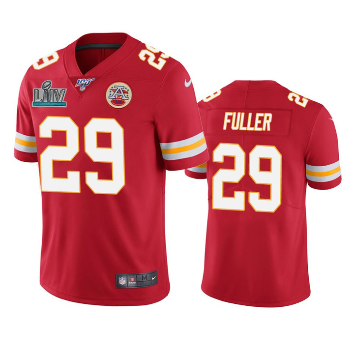 Kansas City Chiefs Kendall Fuller Red Super Bowl LIV Vapor Limited Jersey