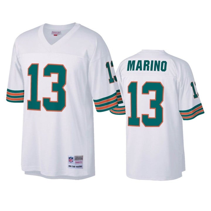 Miami Dolphins Dan Marin White Legacy Replica Jersey