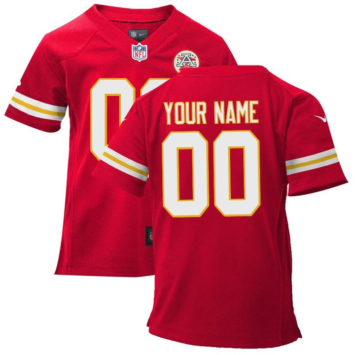 Nike Toddler Kansas City Chiefs Customized Team Color Game Jersey