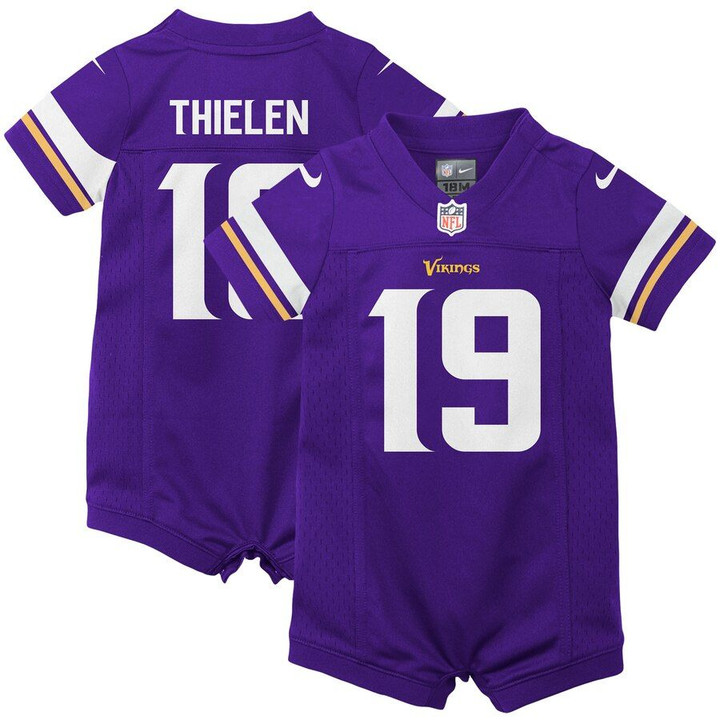 Adam Thielen Minnesota Vikings Nike Infant Romper Jersey - Purple