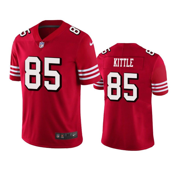 San Francisco 49ers George Kittle Red Vapor Limited Jersey