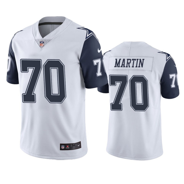 Cowboys Zack Martin White Color Rush Limited Jersey