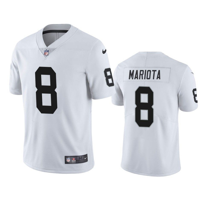 Marcus Mariota Las Vegas Raiders White Vapor Limited Jersey