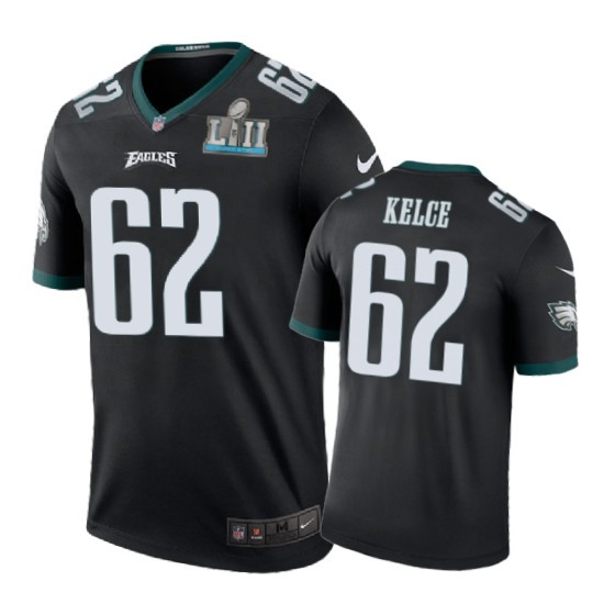 Philadelphia Eagles #62 Jason Kelce Nike color rush Black Jersey