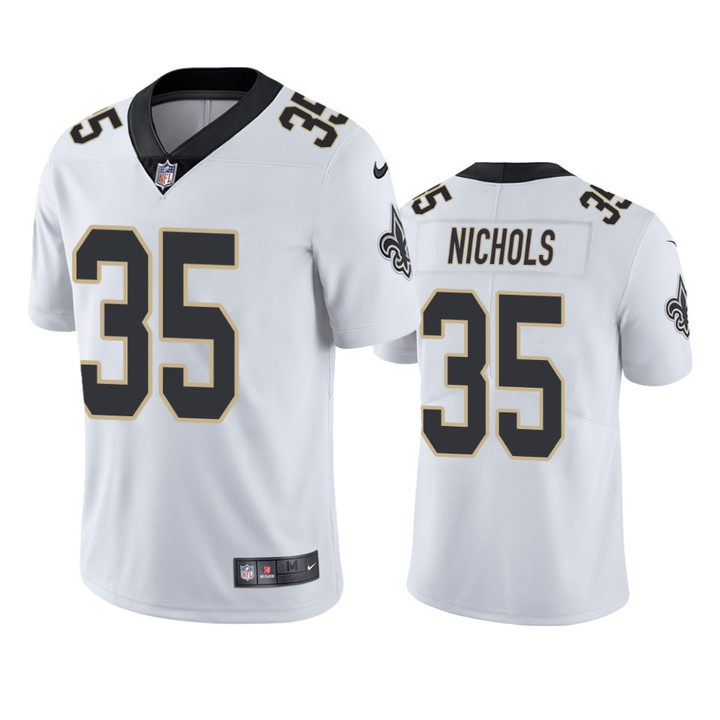 Deatrick Nichols New Orleans Saints White Vapor Limited Jersey