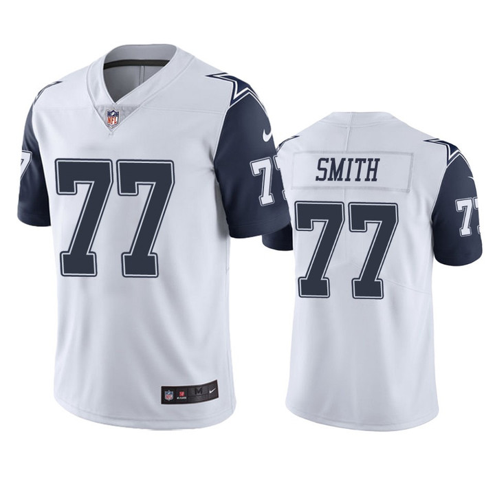 Cowboys Tyron Smith White Color Rush Limited Jersey