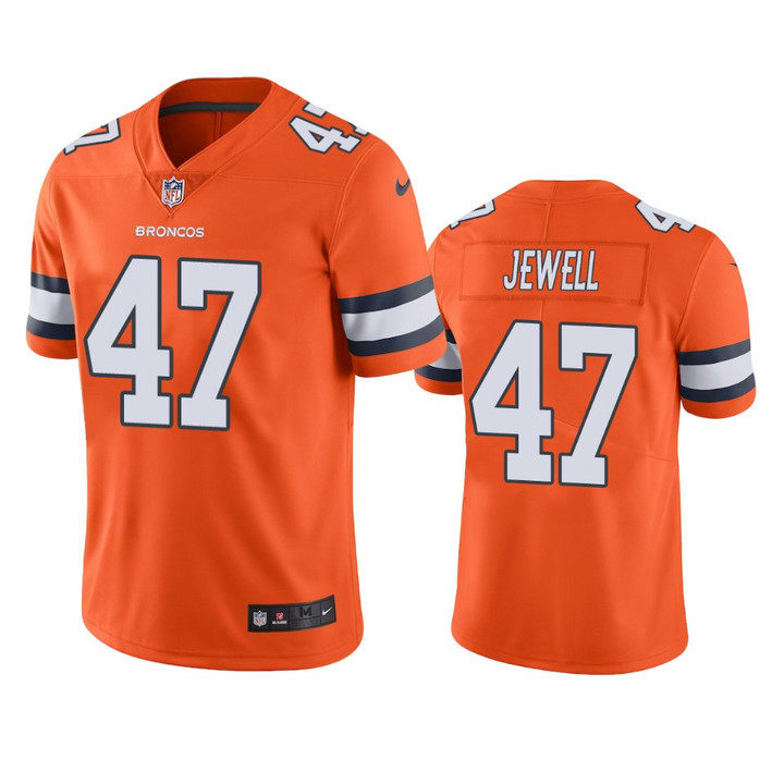Denver Broncos Josey Jewell Orange Nike Color Rush Limited jersey