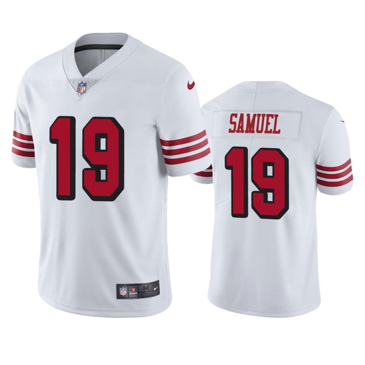 Deebo Samuel 49ers White Color Rush Limited Jersey