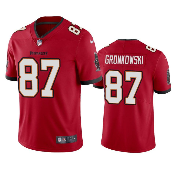 Rob Gronkowski Tampa Bay Buccaneers Red Vapor Limited Jersey
