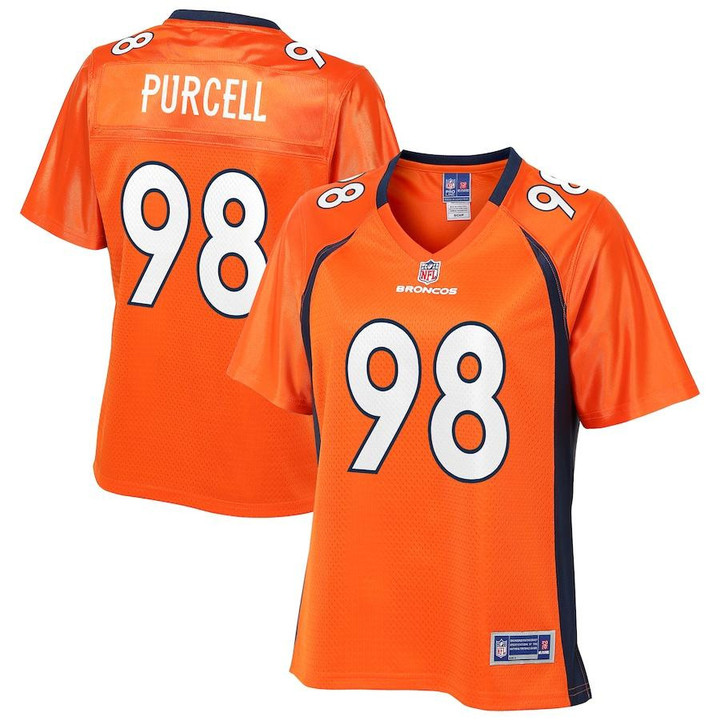 Mike Purcell Denver Broncos NFL Pro Line Women's Team Player Jersey - Orange