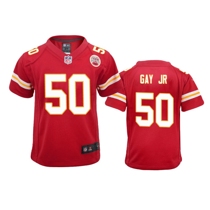Kansas City Chiefs Willie Gay Jr. Red 2020 NFL Draft Game Jersey