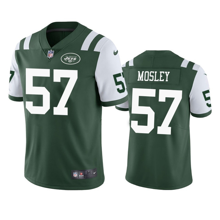 New York Jets #57 C.J. Mosley Green Vapor Untouchable Limited Jersey - Men's Color