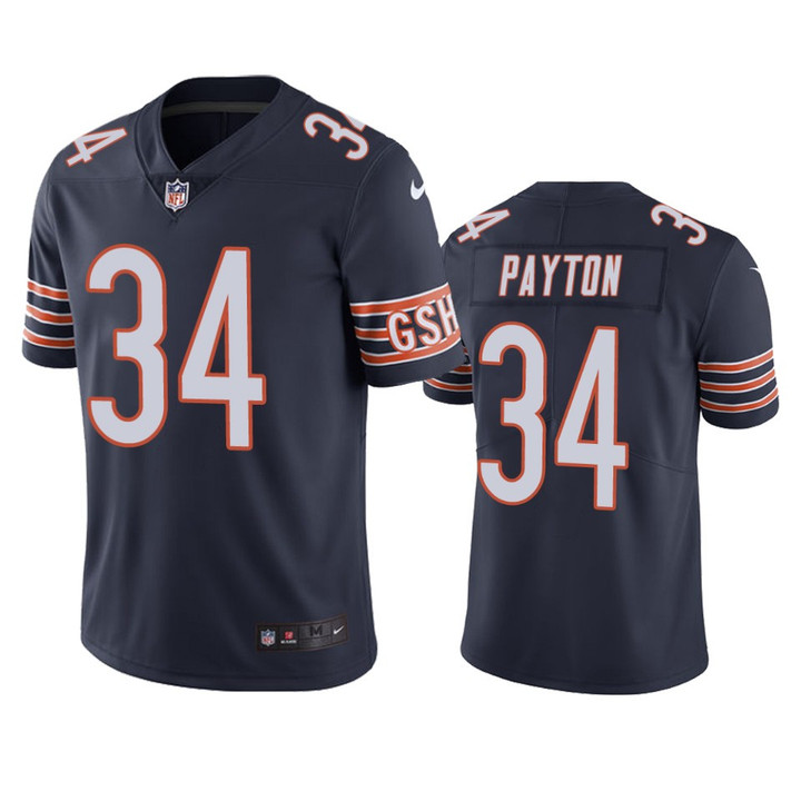 Bears Walter Payton Navy Color Rush Limited Jersey