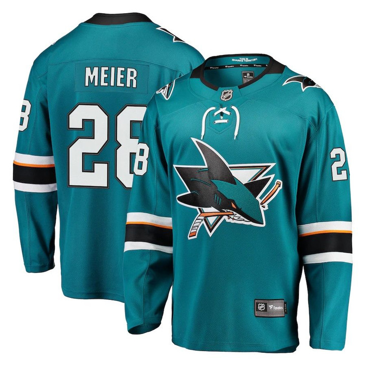Timo Meier San Jose Sharks Fanatics Branded Home Premier Breakaway Player Jersey - Teal