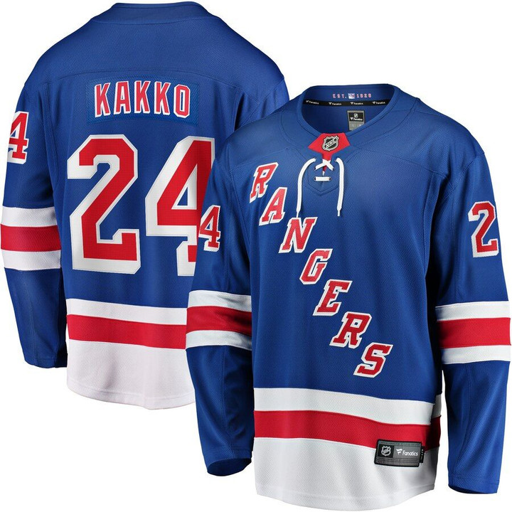 Kaapo Kakko New York Rangers Fanatics Branded Youth Replica Player Jersey - Blue