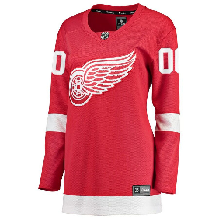 Detroit Red Wings Fanatics Branded Women's Home Breakaway Custom Jersey - Red