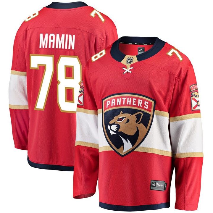 Maxim Mamin Florida Panthers Fanatics Branded Breakaway Jersey - Red