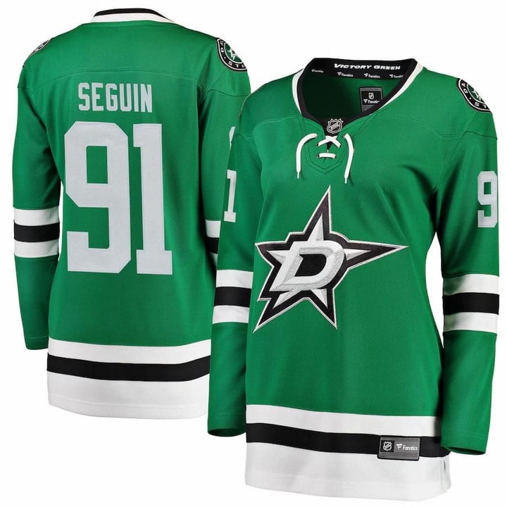 Tyler Seguin Dallas Stars Fanatics Branded Women's Home Breakaway Player Jersey - Green