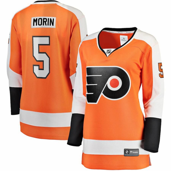 Samuel Morin Philadelphia Flyers Fanatics Branded Women's Home Breakaway Player Jersey - Orange