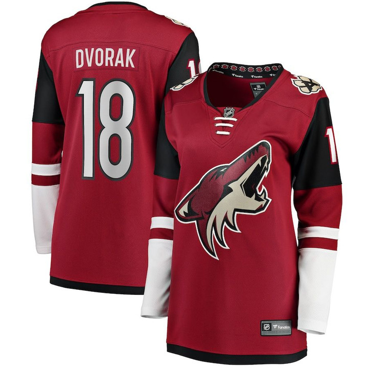 Christian Dvorak Arizona Coyotes Fanatics Branded Women's Breakaway Player Jersey - Garnet Color
