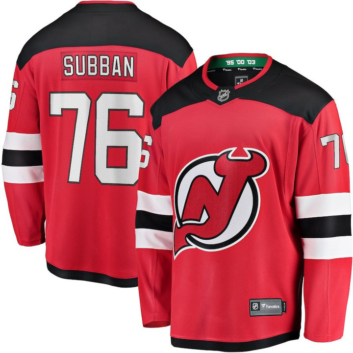 P.K. Subban New Jersey Devils Fanatics Branded Youth Home Breakaway Player Jersey - Red