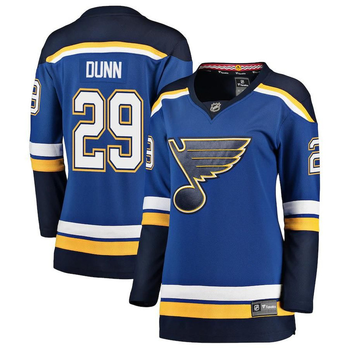 Vince Dunn St. Louis Blues Fanatics Branded Women's Breakaway Player Jersey - Blue