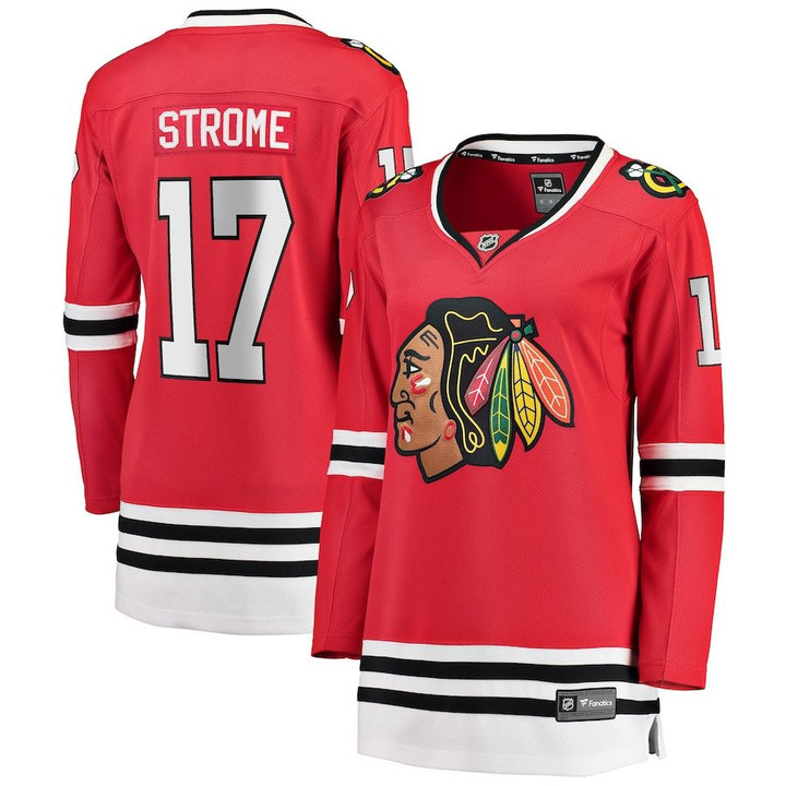 Dylan Strome Chicago Blackhawks Fanatics Branded Women's Home Breakaway Player Jersey - Red